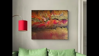 (568) Two Bloom Techniques on Black Satin Enamel! Acrylic Pour Painting Tutorial