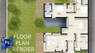 How to Render a Floor Plan in Photoshop like a Professional