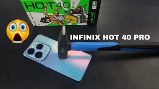 Infinix Hot 40 Pro Screen Scratch Test 🔨🛠️ | Hot 40 Pro Durability Test