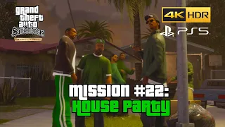 GTA: San Andreas – The Definitive Edition / Remastered - 'House Party' - 4K60FPS Gameplay