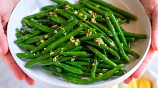 Garlic Butter Sauteed Green Beans