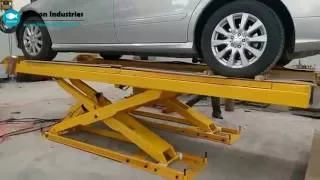 scissor car lift for alignment