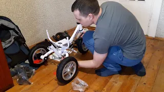 Как быстро собрать Turbo Trike трёхколёсный велосипед. Обзор, плюсы, минусы! 2019