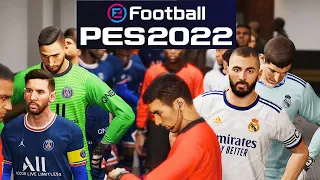 PSG vs REAL MADRID | Champions League 21/22 eFootball PES 2022 PS5 MOD Next Gen