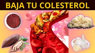 8 ALIMENTOS PARA BAJAR TU COLESTEROL - alimentos funcionales para dislipidemia