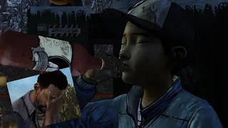 Lee's Reaction To Clementine Drinking Rum And Smoking