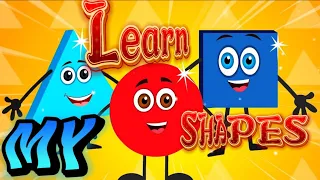 Learn Shapes for Kids with Circle, Square, Triangle | Educational video for children