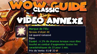 wow classic guide -  La marque de l'élu (Video Annexe 2 du pal prot aoe grind 30-42)