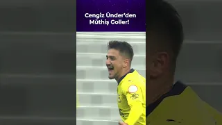 🔥 Cengiz Ünder'den 3 Muhteşem Gol Birden!  #shorts #fenerbahçe #cengizünder