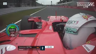 F1 Qualifying Onboard Highlights | F1 2017 - R16 - Japanese Grand Prix