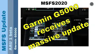 Flight Simulator 2020 - MSFS Update - Aircraft  & Avionics Update - Garmin G5000