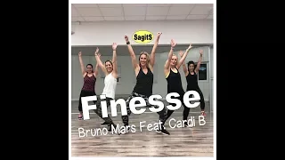 Finesse - Bruno Mars Feat Cardi B | Zumba with SagitS