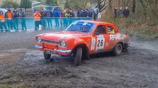 Slippery Corner Rally North Wales ss1 mistakes and action