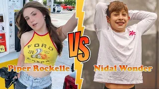 Nidal Wonder VS Piper Rockelle Stunning Transformation ⭐ From Baby To Now