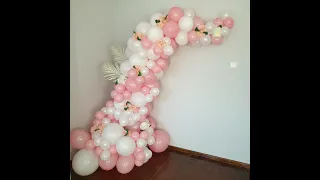 Cum sa faci ghirlanda de baloane fara support!