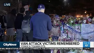 Vigil held to remember victims of horrific Toronto van attack