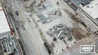 Drone Video: Hard Rock Collapse site mostly clear