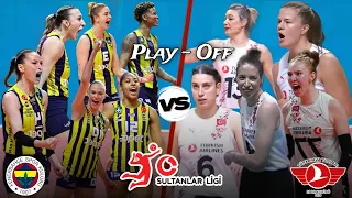 Fenerbahçe Opet Vs Türk Hava Yollari Volleyball Highlights Women's Yarı Final Sultanlar Ligi 2024