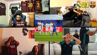 Crazy Barcelona and Real Madrid Fan Reactions to El Clásico - Barcelona 1:2 Loss vs Real Madrid