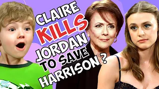 Young and the Restless: Will Claire Kill Jordan to Save Harrison Abbott?  #yr