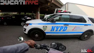 spicy ride with mild mic  - power blast in rush hour - Brooklyn - Ducati NYC Vlog v1532