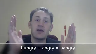 Learn British English Slang Free: "hangry"