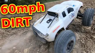 Overgeared Traxxas X-Maxx FLAT OUT offroad (maximum abuse!)