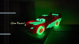 Disney Cars Mattel Glow Racers Playset!