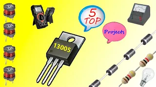 13005 Transistor Projects|Top 5 Electronic Projects Using Transistor|13005 Transistor