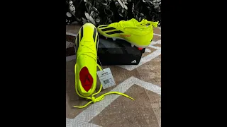 Unboxing Adidas X CRAZYFAST PRO FG football shoes | Yellow / Neon Blk UK10 | ADIDAS India | 4K 60fps