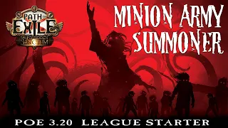 Minion Army Summoner ~ League Starter ~ Guardian or Necromancer ~ Path of Exile 3.20
