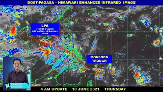 Public Weather Forecast Issued at 4:00 AM June 10, 2021