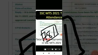 ssc mts tier 2 attendance RTI reply all states..