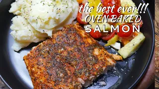 The Best Ever!!! Oven Baked Salmon Recipe | Ray Mack's Kitchen and Grill
