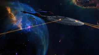 Star Trek Starfleet vs. Borg cinematic Battle at Wolf 359