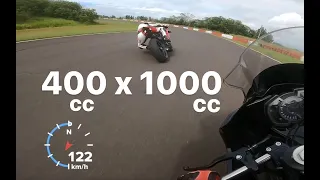 TRACK DAY TARUMÃ | Ninja 400 x 1000cc (Ducati, BMW, Suzuki, ZX10)