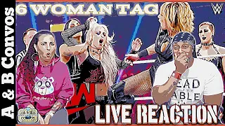 Bianca, Liv & Asuka vs. Becky, Rhea & Sonya - LIVE REACTION | Monday Night Raw 5/2/22