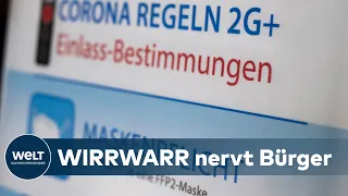 CORONA-CHAOS: Omikron - Viele Vorschriften und Covid-Regeln verwirren Deutsche