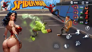 Spiderman, Hulk, Deadpool, Ironman, Captain Amerika, Avengers Stop The Criminal || Spider Fighter 3