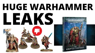 MASSIVE Codex Leaks - But is it Bad News for the Adeptus Custodes?