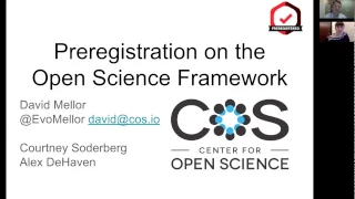 Preregistration on the OSF - January 2017