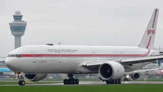 [4K] Beautiful Day of Plane spotting at Amsterdam airport Schiphol | B777, B787, A330 and more!