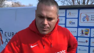 Krisztian Pars (HUN) after winning Hammer Throw