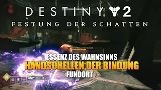 Destiny 2 Essenz des Wahnsinns Quest-Schritt - Handschellen der Bindung Fundort