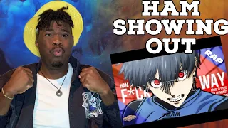 BLUE LOCK RAP | "F.O.M.W" | @HamSandwich  (prod. CL!PPED) 「Yoichi Isagi AMV」| REACTION