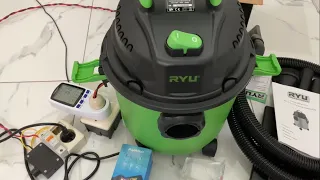Review Vacuum Cleaner 3 in 1 Basah, Kering, dan Tiup RVC15L Merk RYU