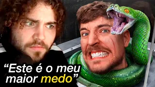 wuant reage a MrBeast "Enfrenta os Teus Medos e Ganha $800,000"