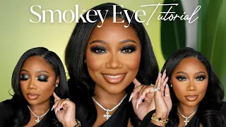 Black Shimmer Smokey Eye: Makeup Tutorial | Tamara Renaye