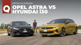 Opel Astra GS Line vs Hyundai i30 N-Line: confronto fra berline sotto i 30.000