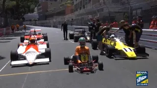 Ayrton Senna’s F1 Cars do laps around Monaco